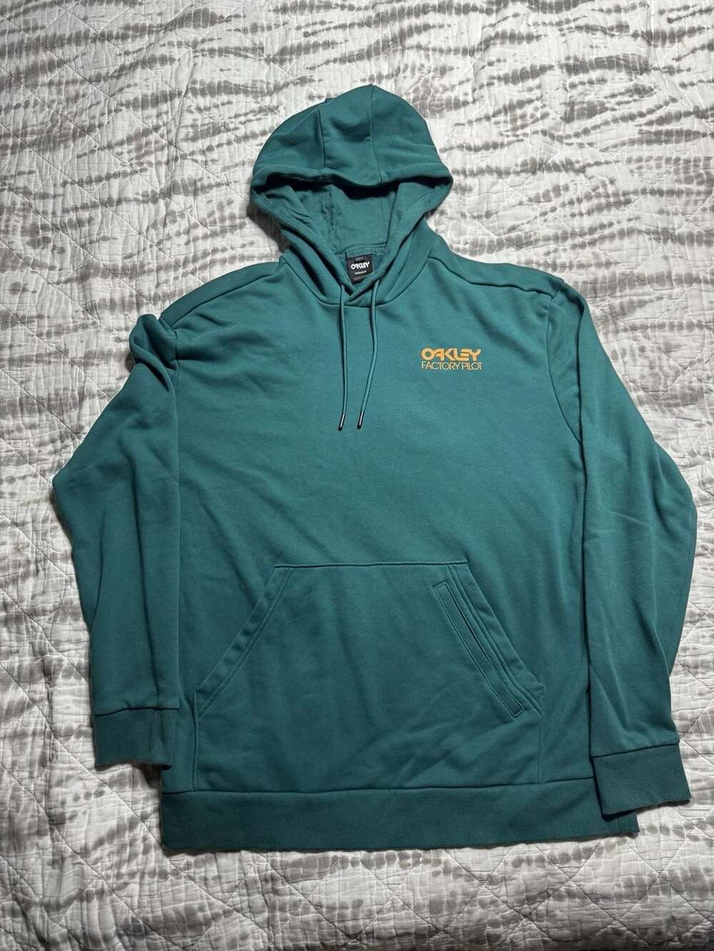Oakley Factory Pilot Freeride Fleece Regular Fit Hoodie Dark Green XL
